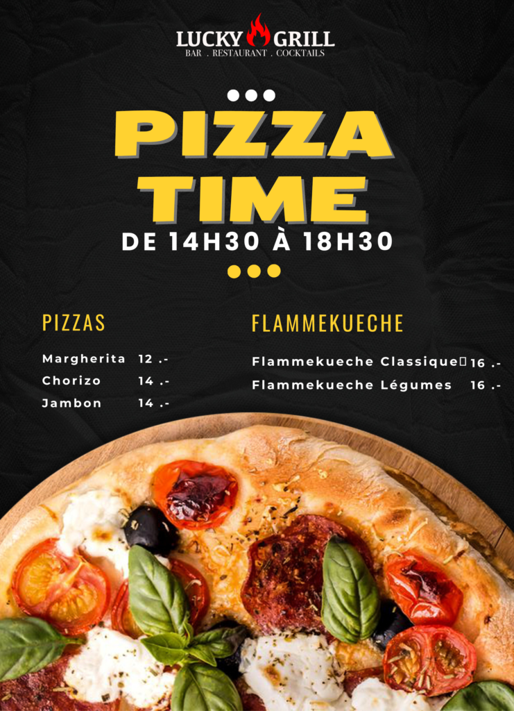 Les Pizzas au Lucky Grill à Genève ! 🍕🎉